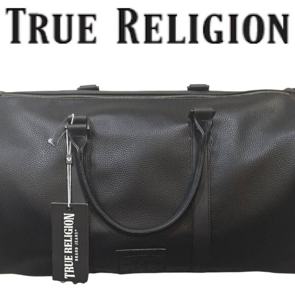 True Religion Embry Duffel Bag- Black - Picture 1 of 8
